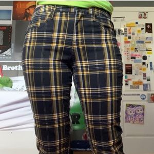 plaid pants!